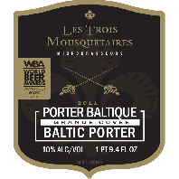 Microbrasserie Les Trois Mousquetaires - Porter Baltique